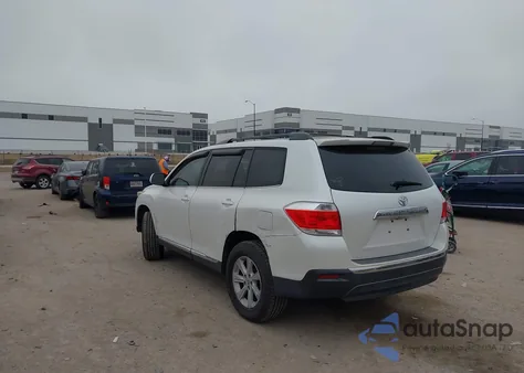 2012 Toyota Highlander Base V6 from USA, damaged, VIN 5TDZK3EH4CS085721